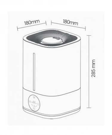 Увлажнитель воздуха Lydsto Humidifier F200, 5Л